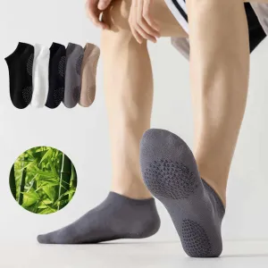 جوارب رجالية كاجوال جيدة التهوية من الخيزران . Men's Casual Breathable Organic Bamboo Socks Solid