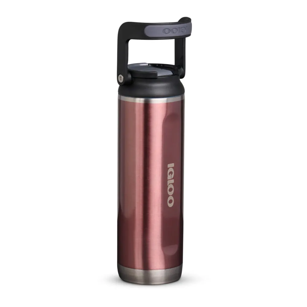 00071088-Igloo-20 Oz Stainless Steel Sport Sipper Bottle - Flamingo