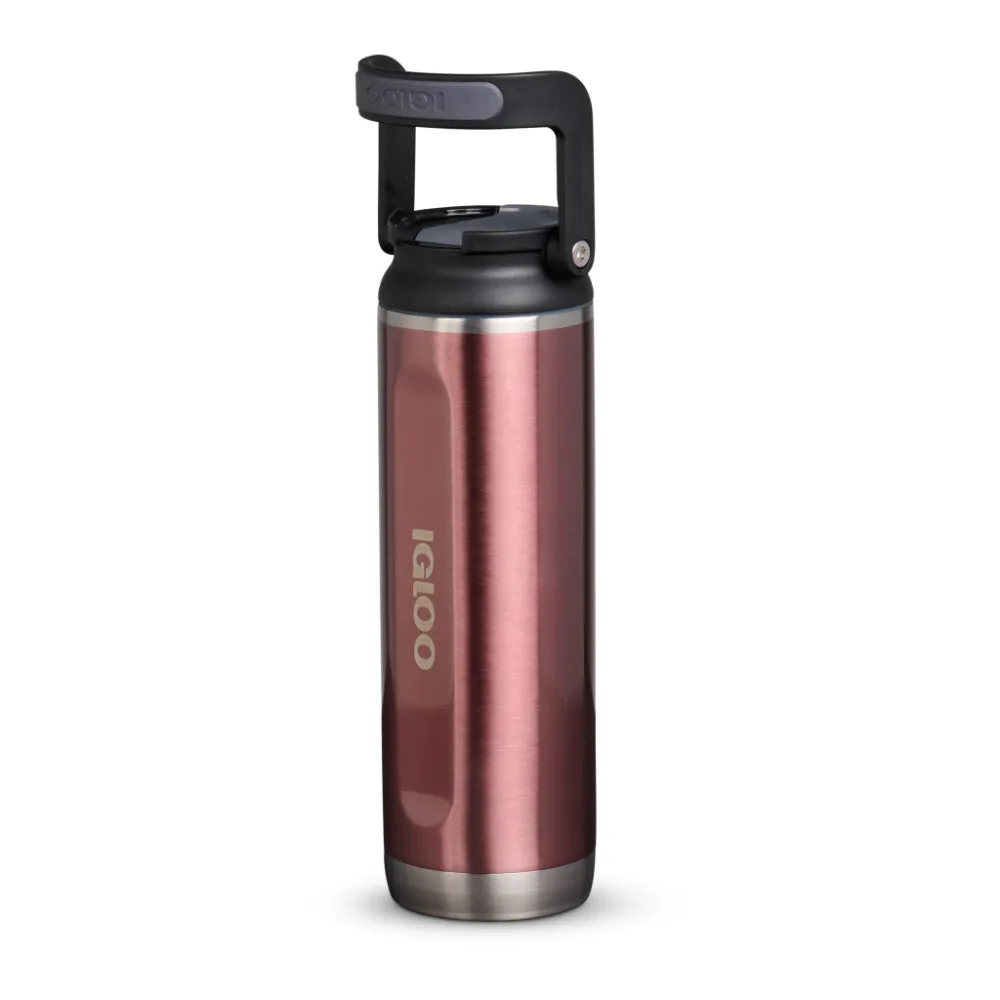 00071088-Igloo-20 Oz Stainless Steel Sport Sipper Bottle - Flamingo