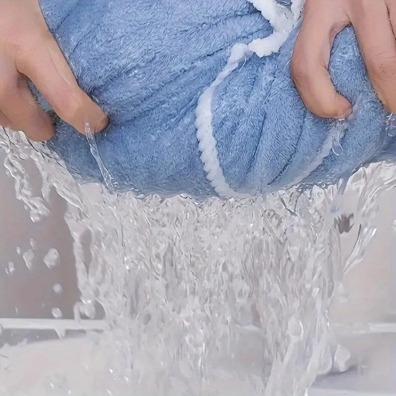 1pc Bath Towel Velvet Quick-Drying, Absorbent Towels