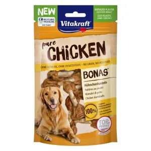 $2 OFF (Exp 14May25): Vitakraft Pure Chicken Bonas Dumbbells Grain-Free Dog Treats 80g