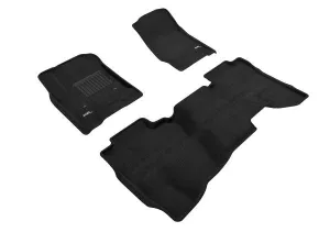 3D MAXpider Floor Mats GMC Sierra 2500HD / 3500HD (15-19) All-Weather Elegant Series - Complete Set