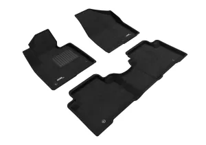 3D MAXpider Floor Mats Hyundai Santa Fe Sport (13-18) All-Weather Elegant Series - Complete Set