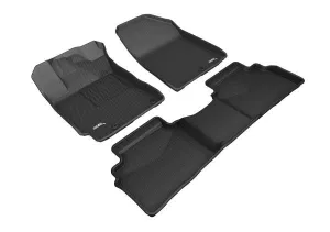3D MAXpider Floor Mats Kia Forte (2019-2021) All-Weather Kagu Series - Front or Second Row