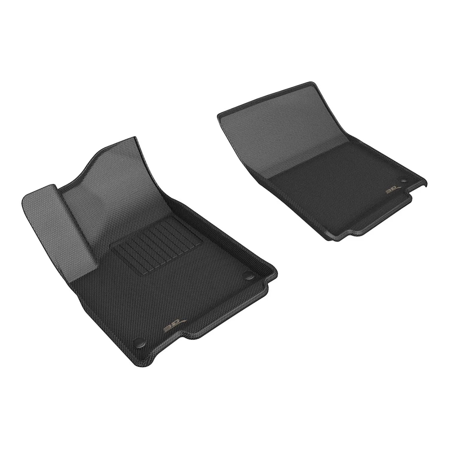 3D MAXpider Floor Mats Rivian R1S (22-24) All-Weather Kagu Series - Front / Second / Third Row
