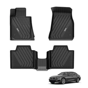 3W BMW 2019-2025 G20 BMW 3 Series 330i 330e Sedan (NOT for GT) Custom Floor Mats TPE Material & All-Weather Protection
