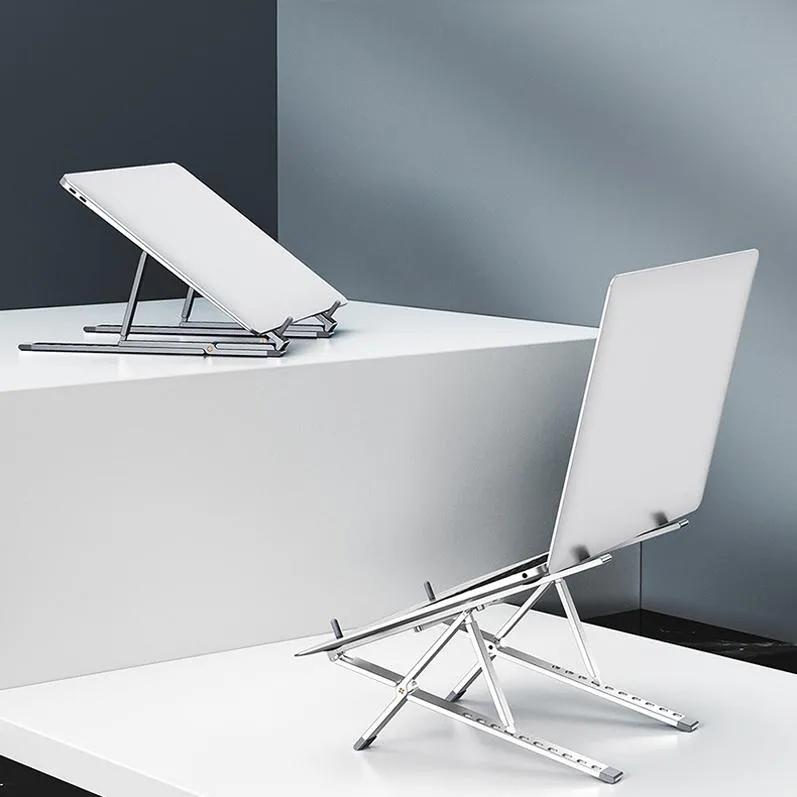 Adjustable Aluminum Laptop Cooling Bracket - Desktop