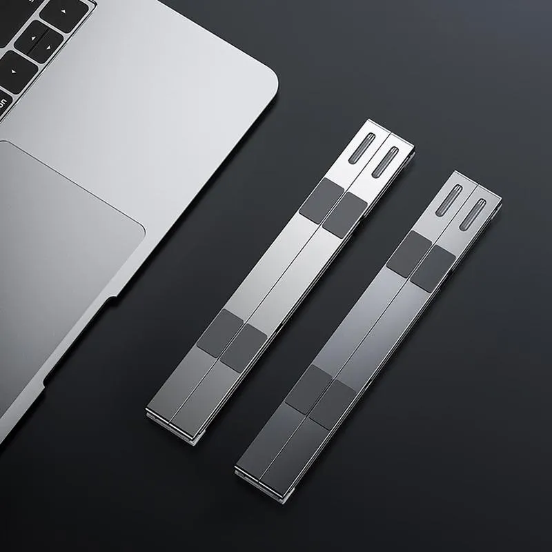 Adjustable Aluminum Laptop Cooling Bracket - Desktop