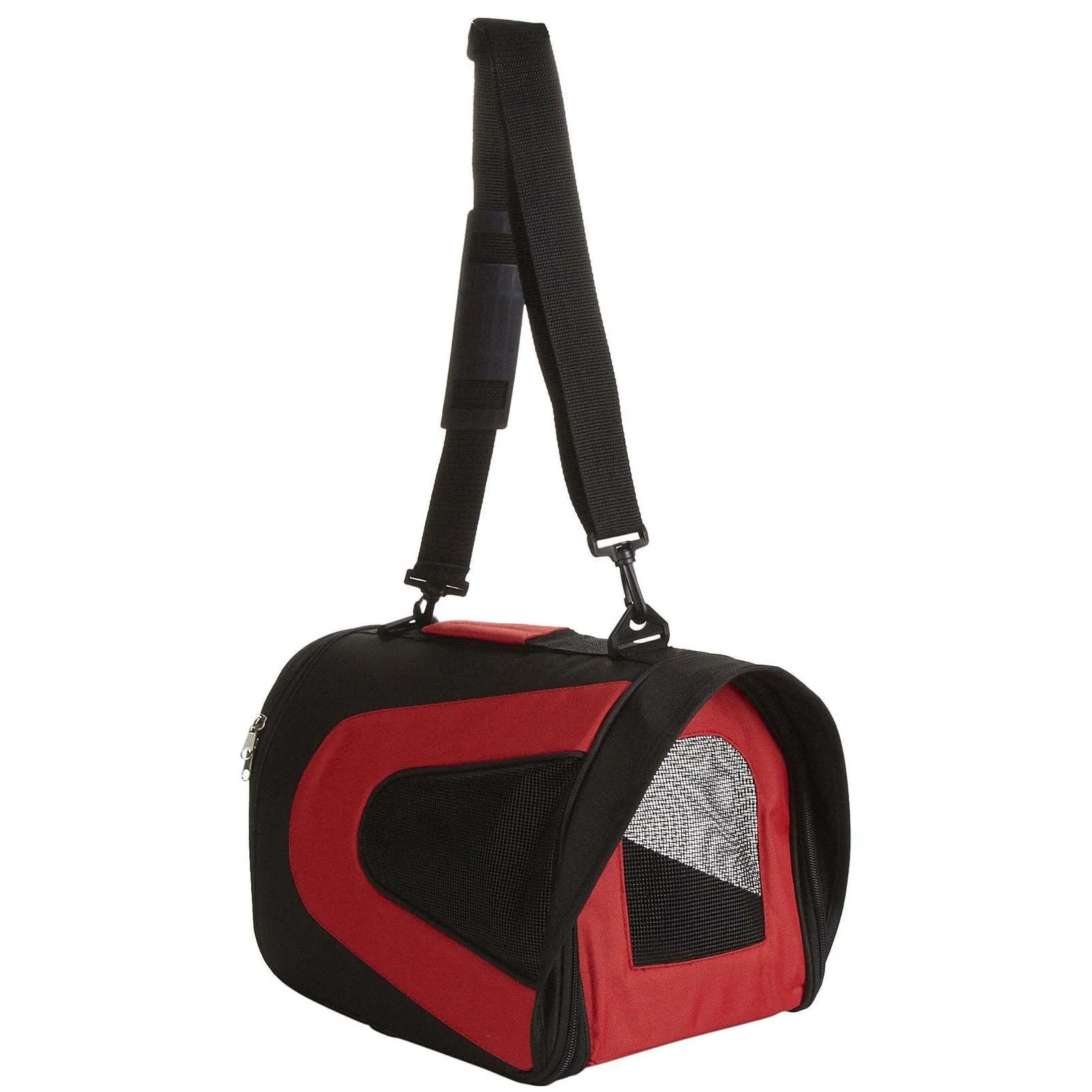 Airline-approved folding pet carrier with adjustable strap. Explorer