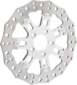 ARLEN NESS Front Rotor - 7 Valve - 11.8" - Chrome 33-10302-202