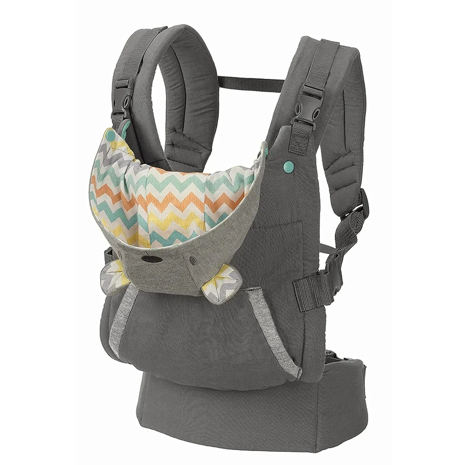 Bear Themed Cotton Baby Carrier with Detachable Hat