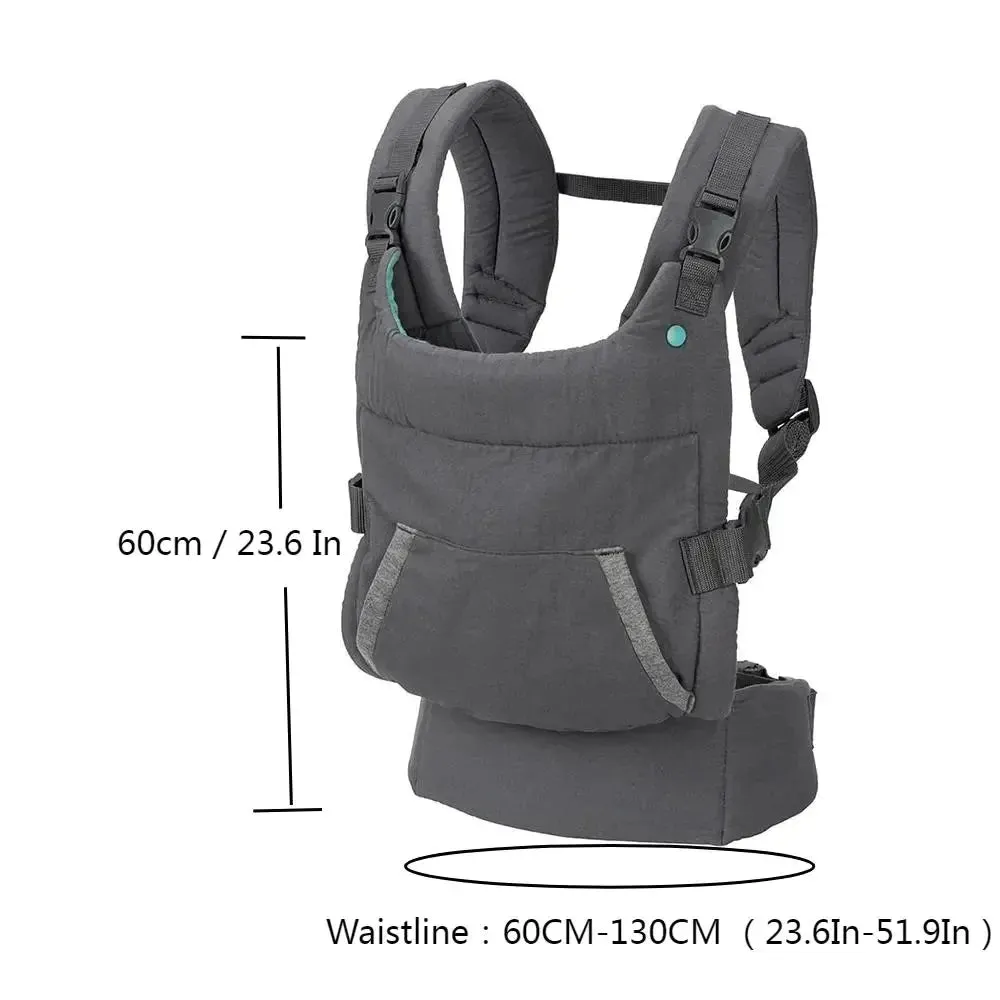 Bear Themed Cotton Baby Carrier with Detachable Hat