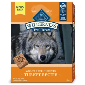 Blue Buffalo Wilderness Trail Treats Turkey Biscuits for Dogs