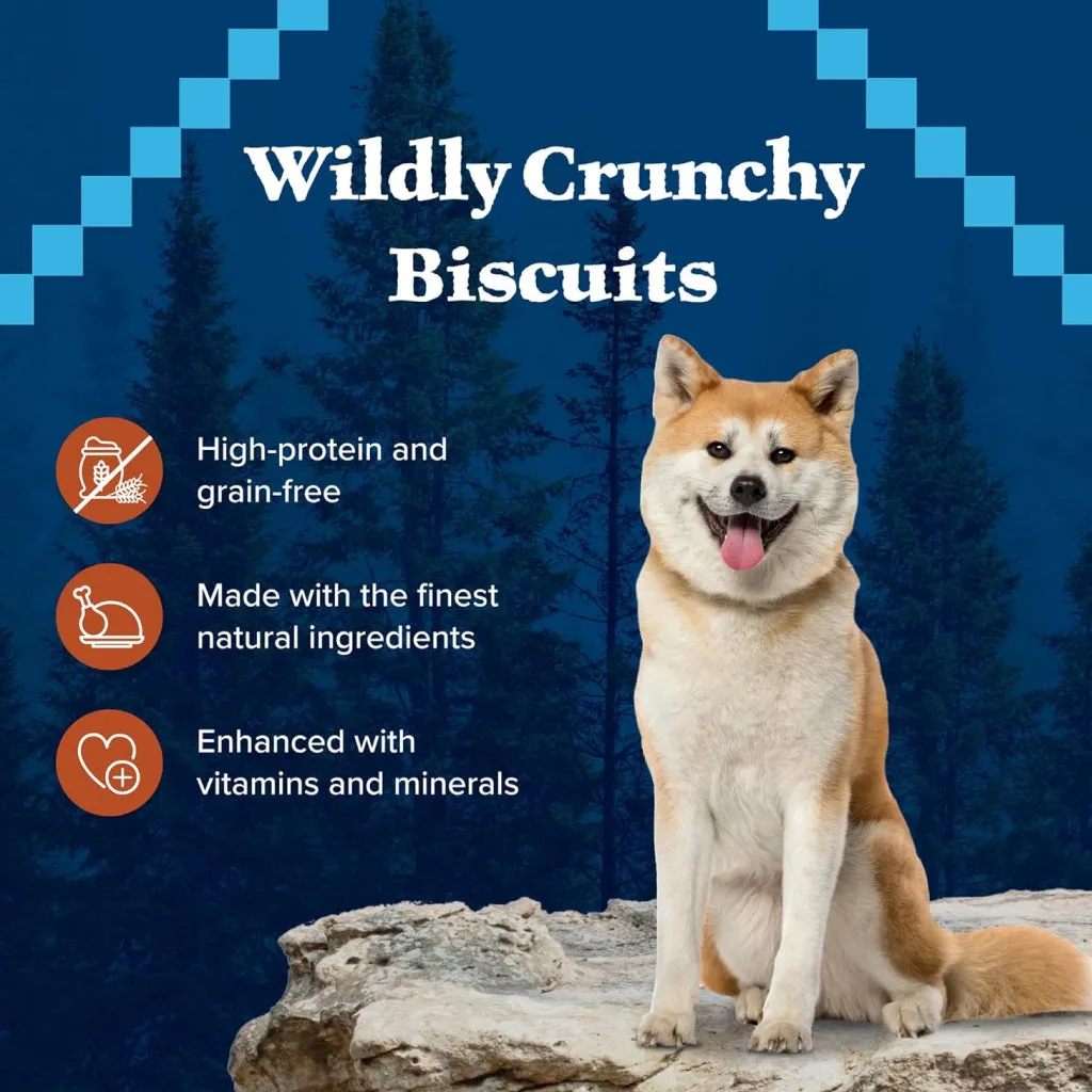Blue Buffalo Wilderness Trail Treats Turkey Biscuits for Dogs