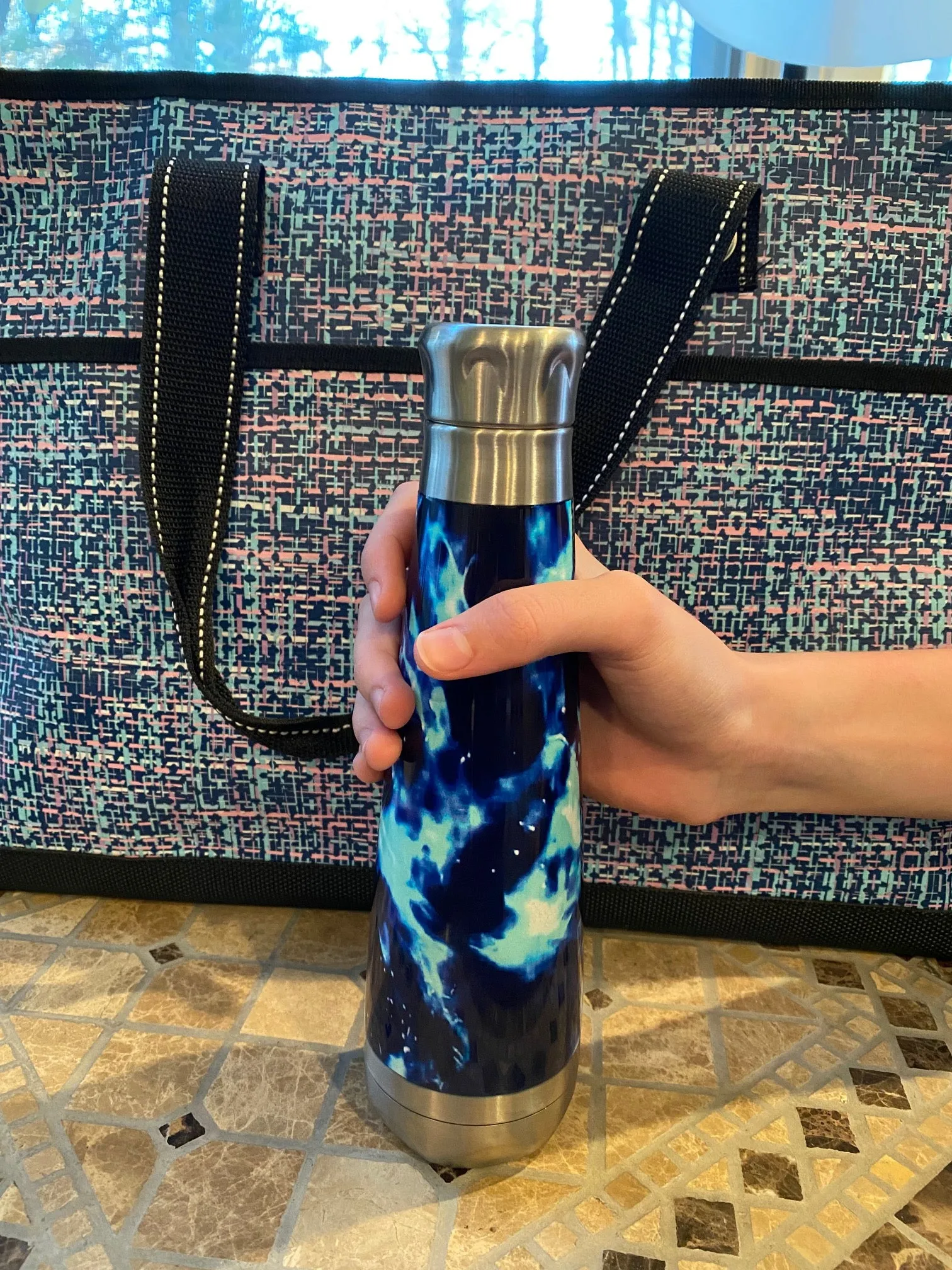 Blue Cenote Peristyle Water Bottle