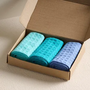 Blue Tides Towel Set - Four Piece Set