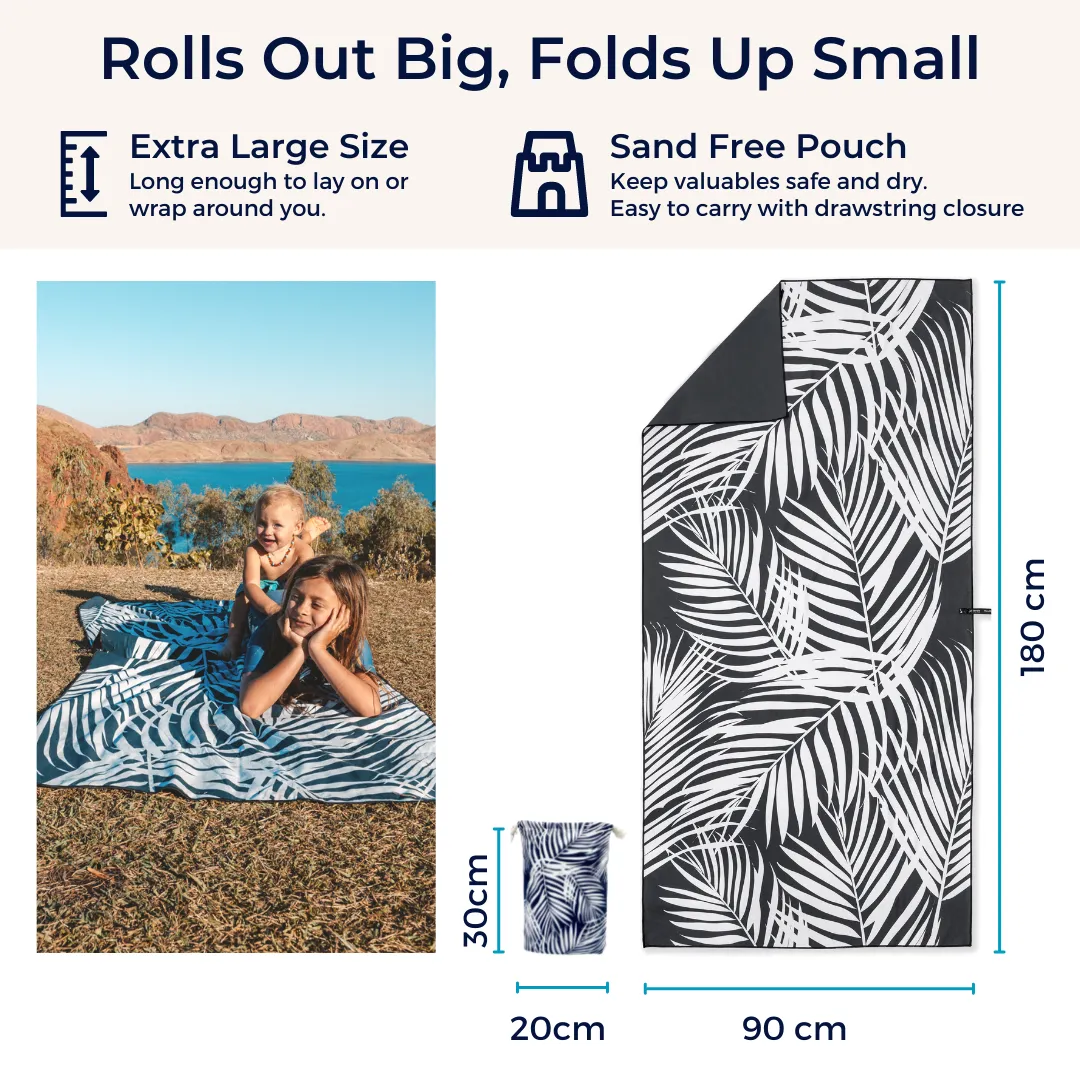 Boracay Large Beach Towel & Pouch