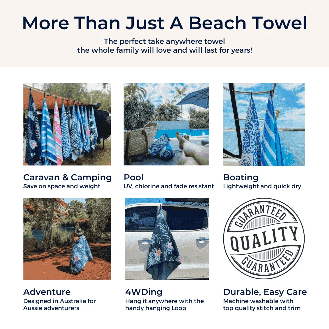 Boracay Large Beach Towel & Pouch