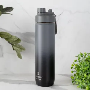 Bristo Quench Hot & Cold Thermos Water Bottle (Black & Grey) - 750 ML