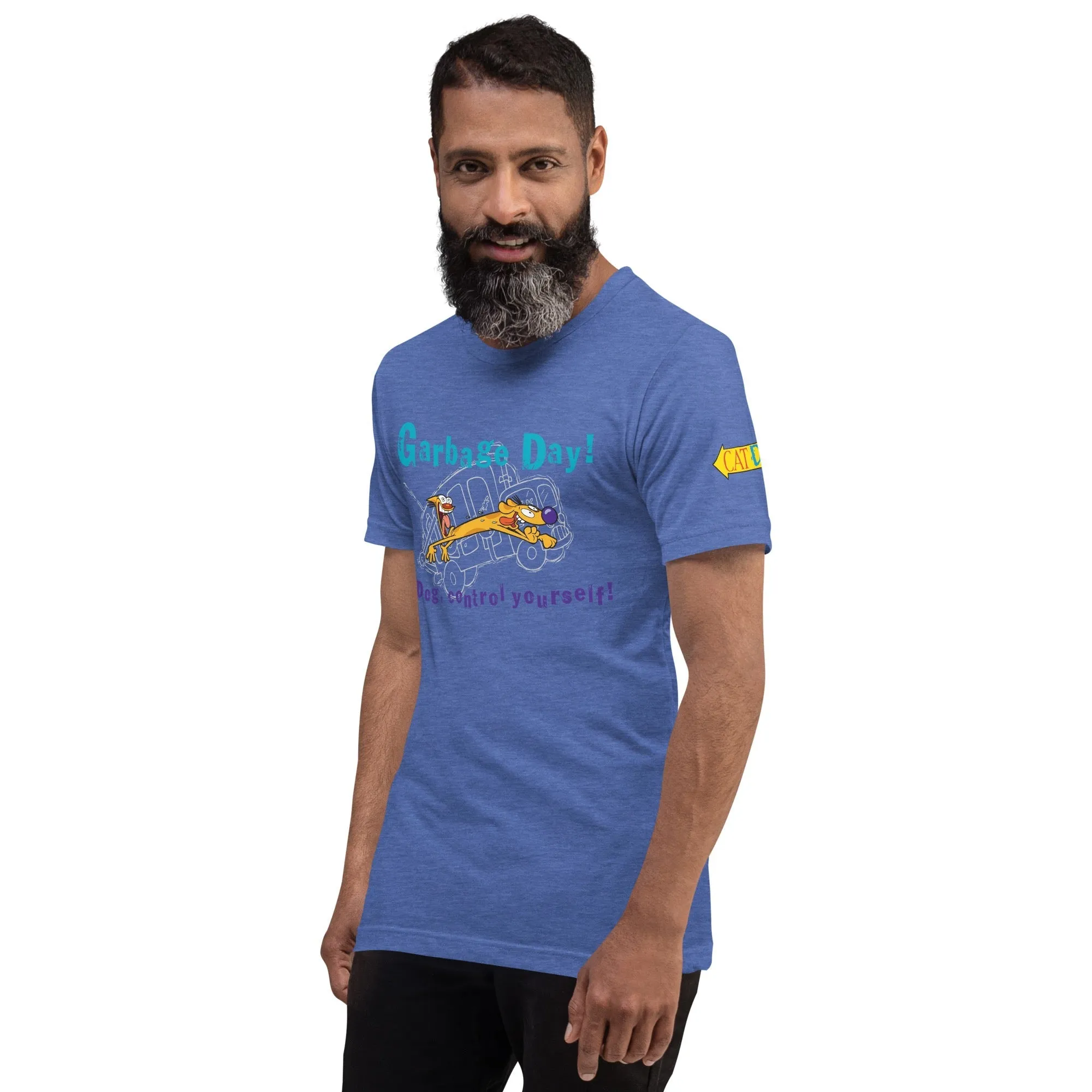 CatDog Garbage Day! Adult Short Sleeve T-Shirt