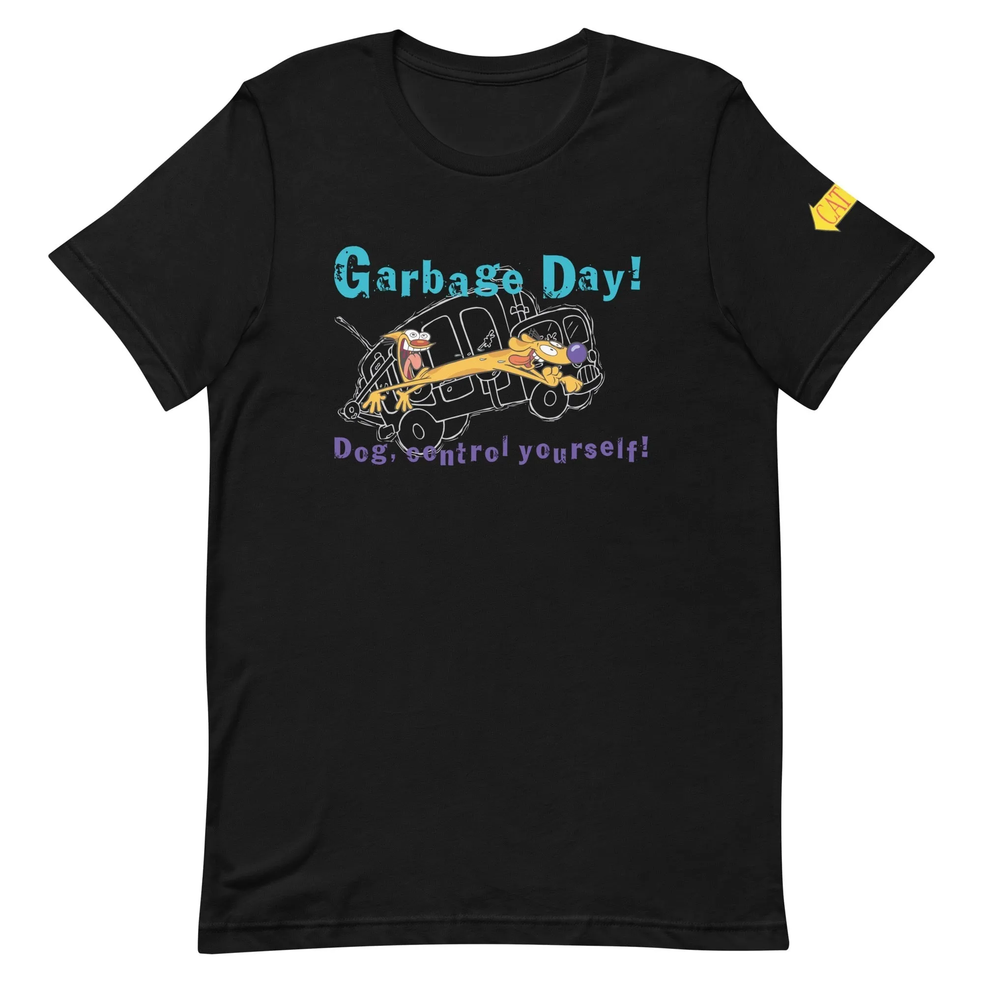 CatDog Garbage Day! Adult Short Sleeve T-Shirt