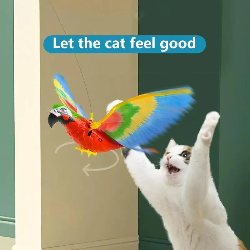 Ceiling-Activated Cat Bird Toy for Endless Playtime Fun!