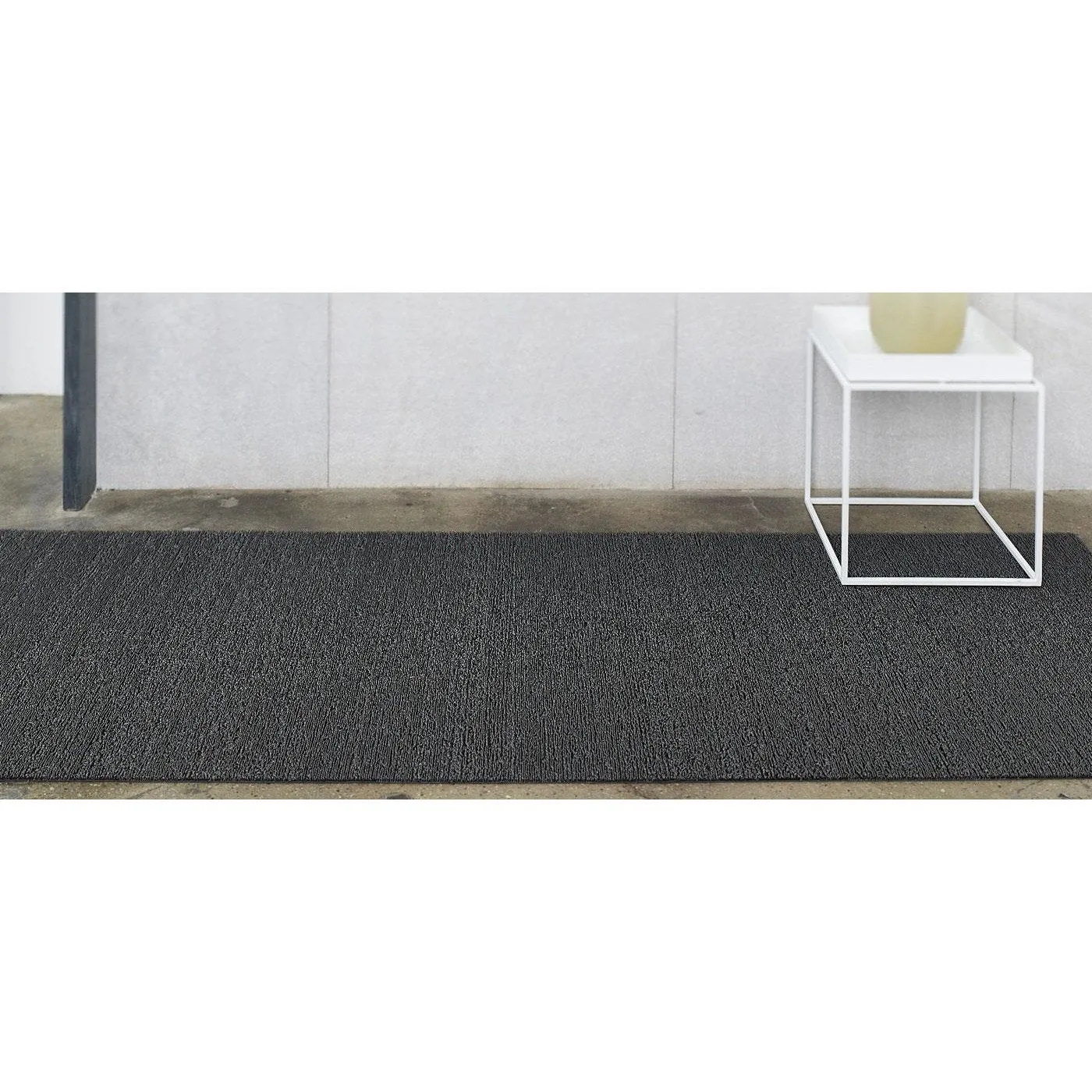 Chilewich Shag Solid Color Floormat Mercury