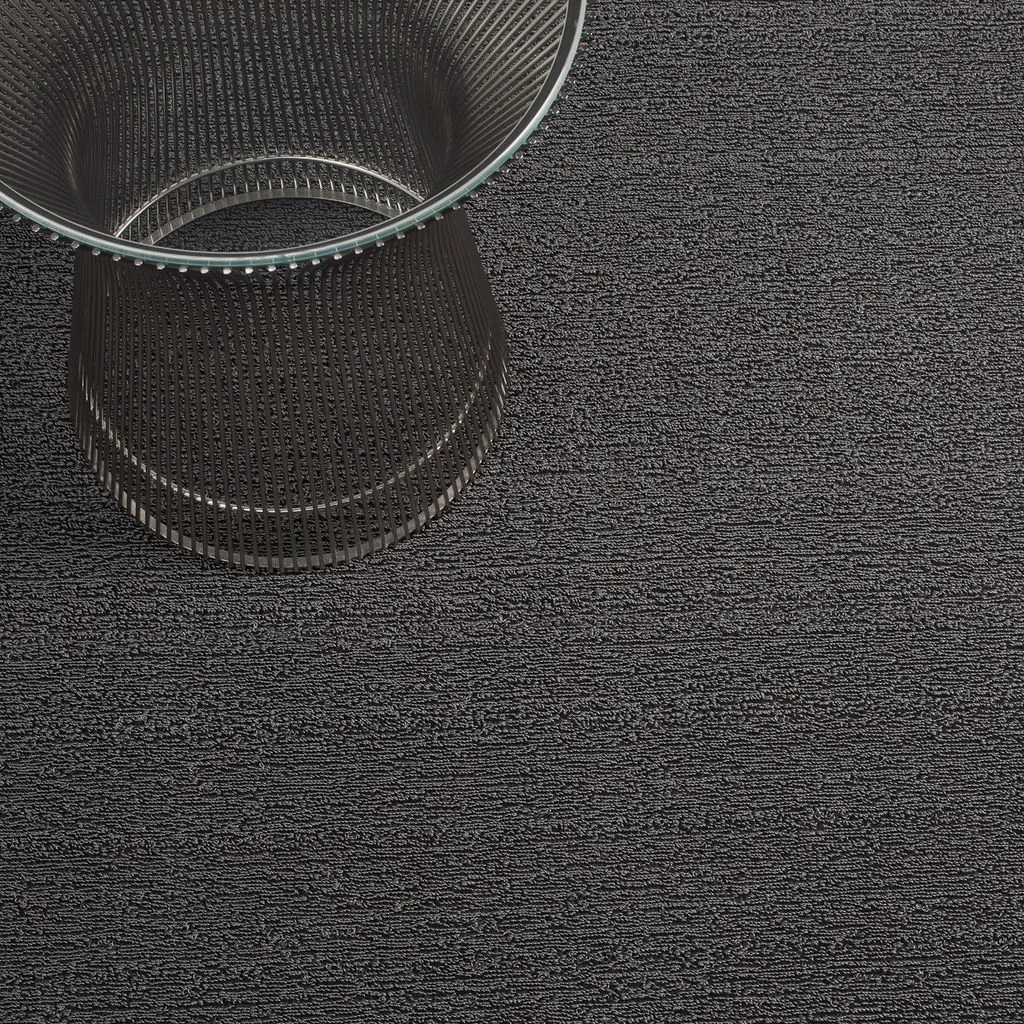 Chilewich Shag Solid Color Floormat Mercury