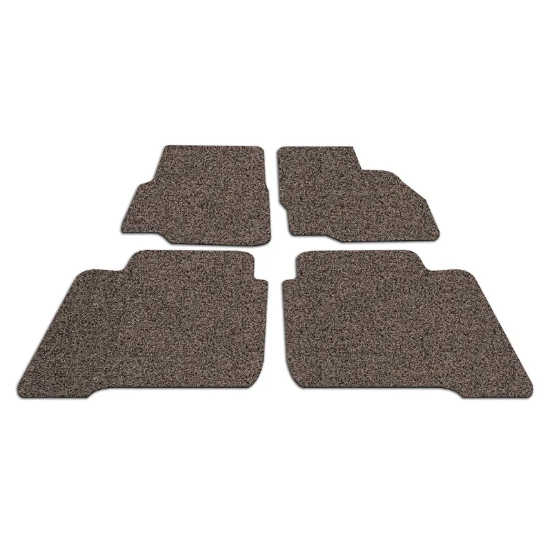 Custom Floor Mats Suits Mazda BT-50 Dual Cab 2012-6/2020 Front & Rear Rubber Composite PVC Coil