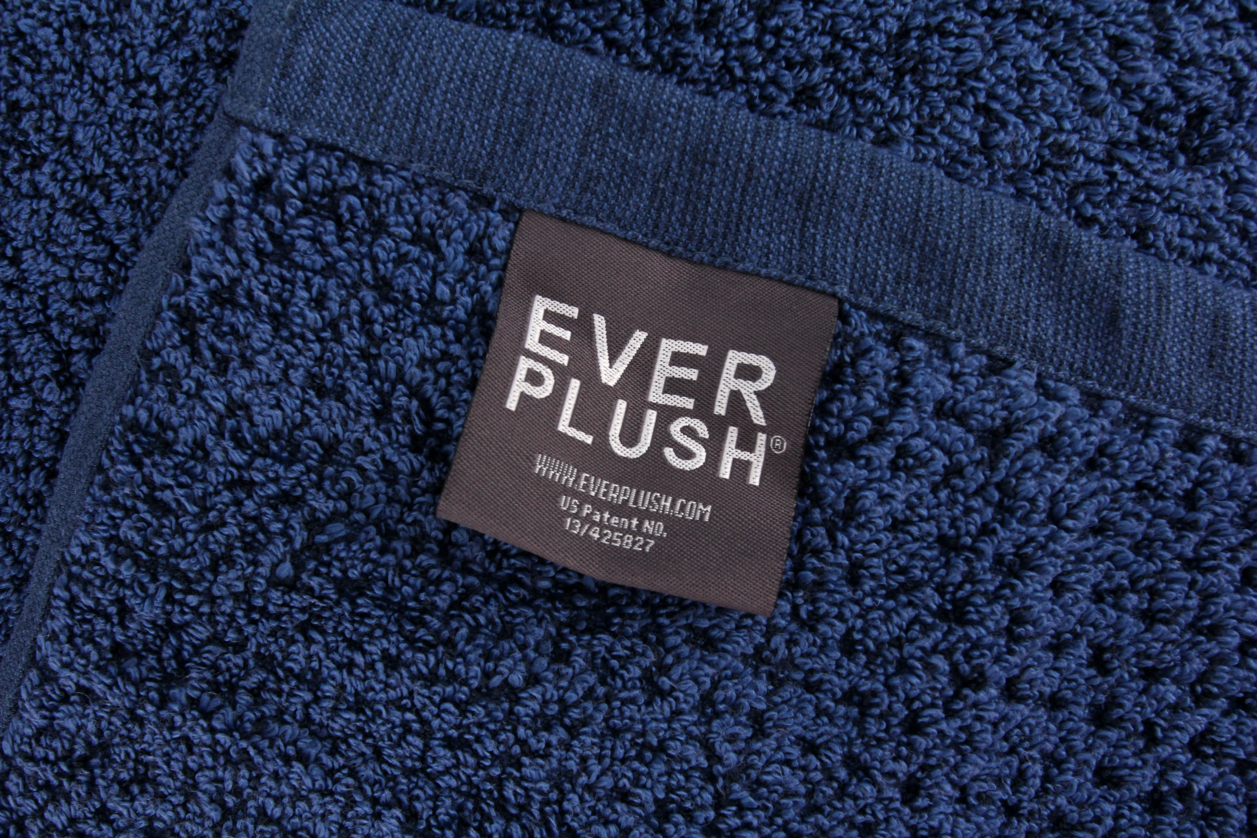 Diamond Jacquard Towels, Bath Towel - 1 Piece, Navy Blue