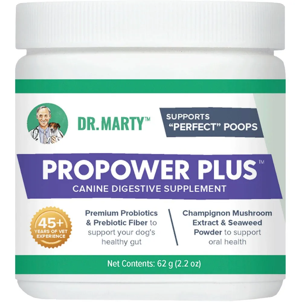 Dr. Marty ProPower Plus ProBiotic Digestive Aid Dog Supplement 2.2oz