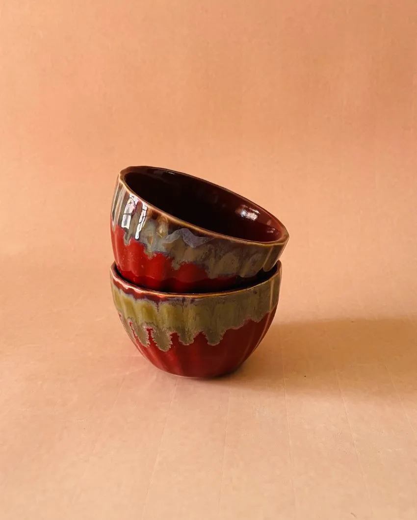 Eleni Elegant Bowl | Multiple Colors | Set of 2