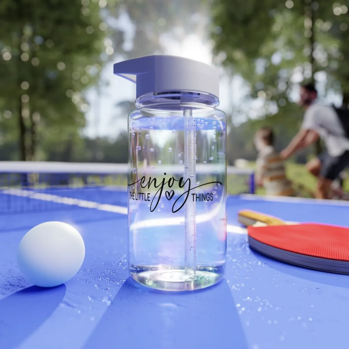 Enjoy The Little Things Tritan Water Bottle