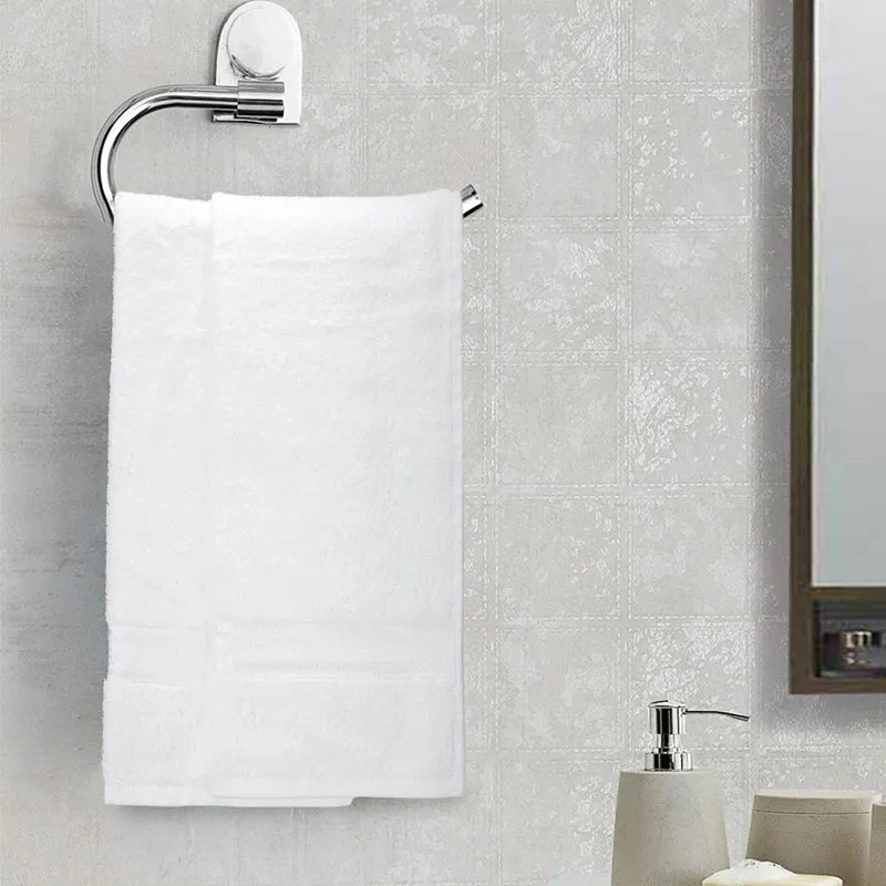 Eva Quick Dry Hand Towel (White) - Set Of Two