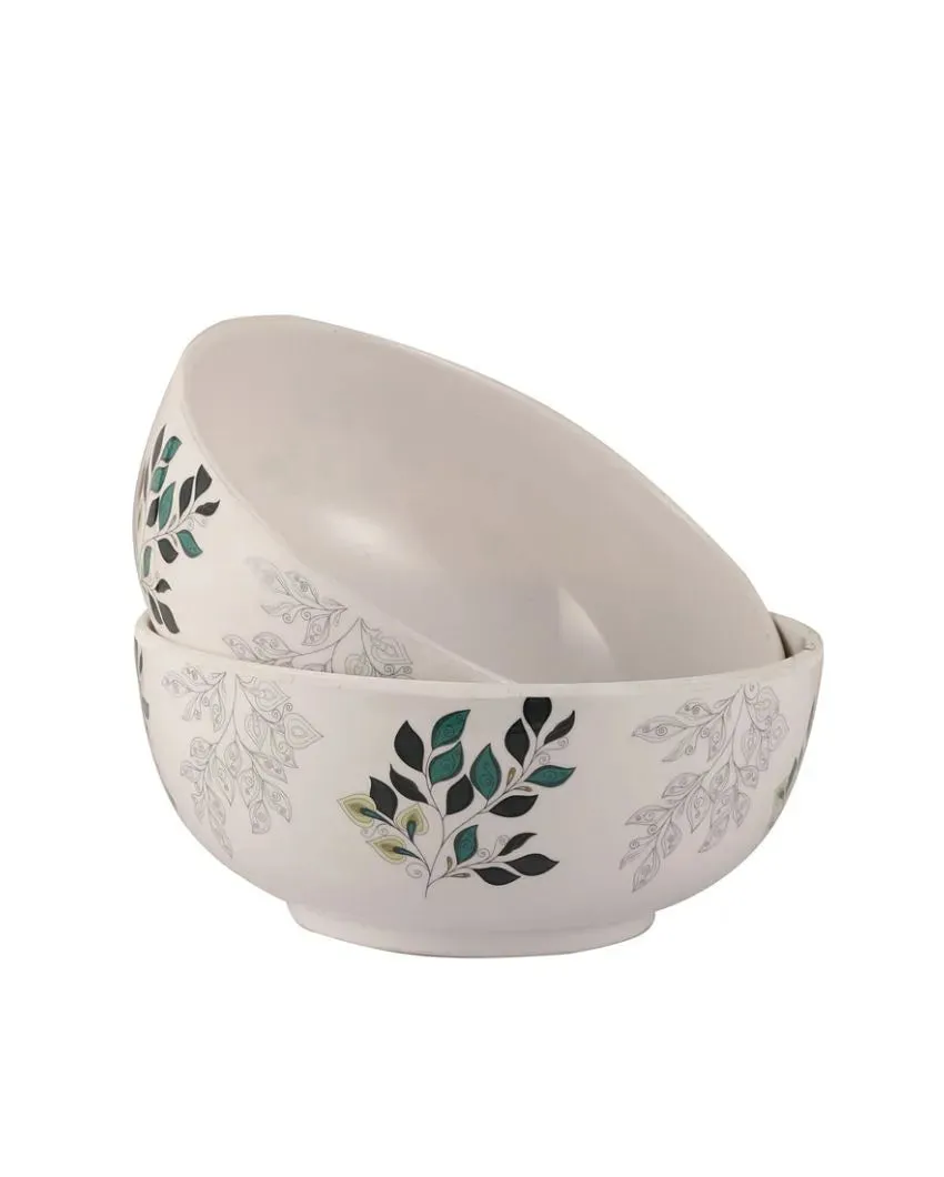 Floral Design Melamine Bowls | 300 ml | Set Of 2