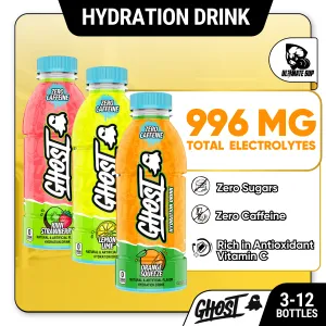 GHOST, Hydration Drink, 3-12 Bottles