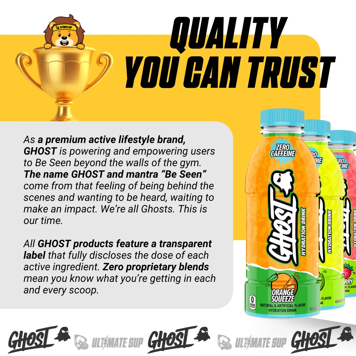 GHOST, Hydration Drink, 3-12 Bottles
