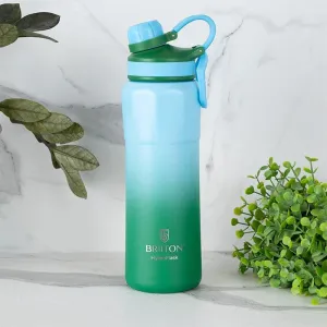 Gleam Craft Hot & Cold Thermos  Water Bottle (Green & Light Blue) - 800 ML