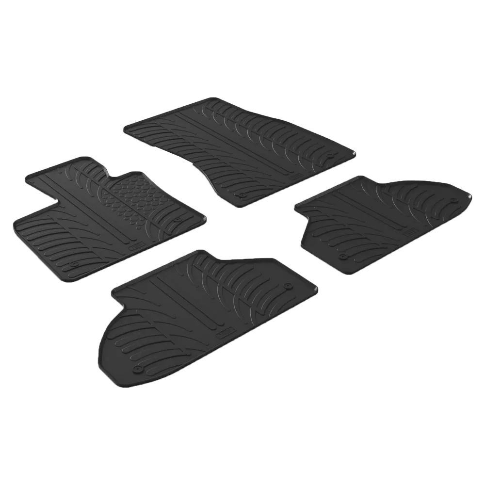 GledringUSA Custom Fit All-Weather Rubber Floor Mats For BMW X6 (F16) & X6 M (F86) 2015-2019