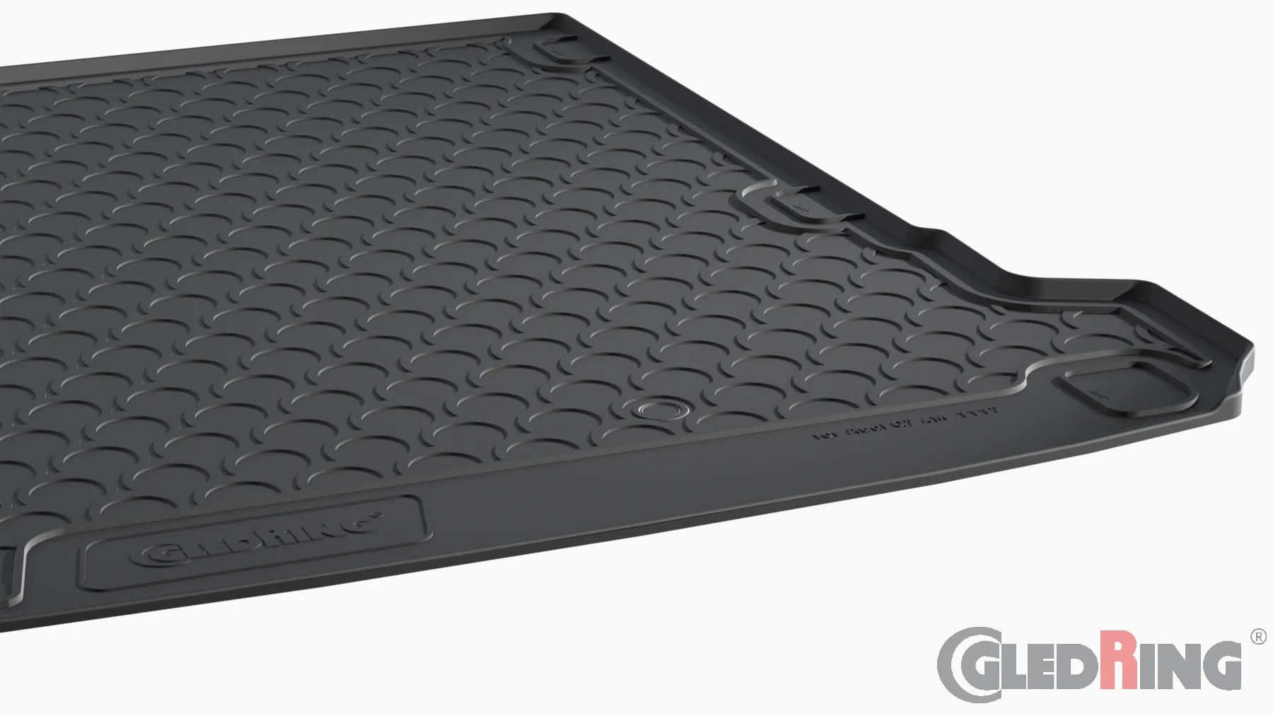 GledringUSA Custom Fit Cargo Mat For Audi Q7 "with 3rd row" (4M) 2016-2024