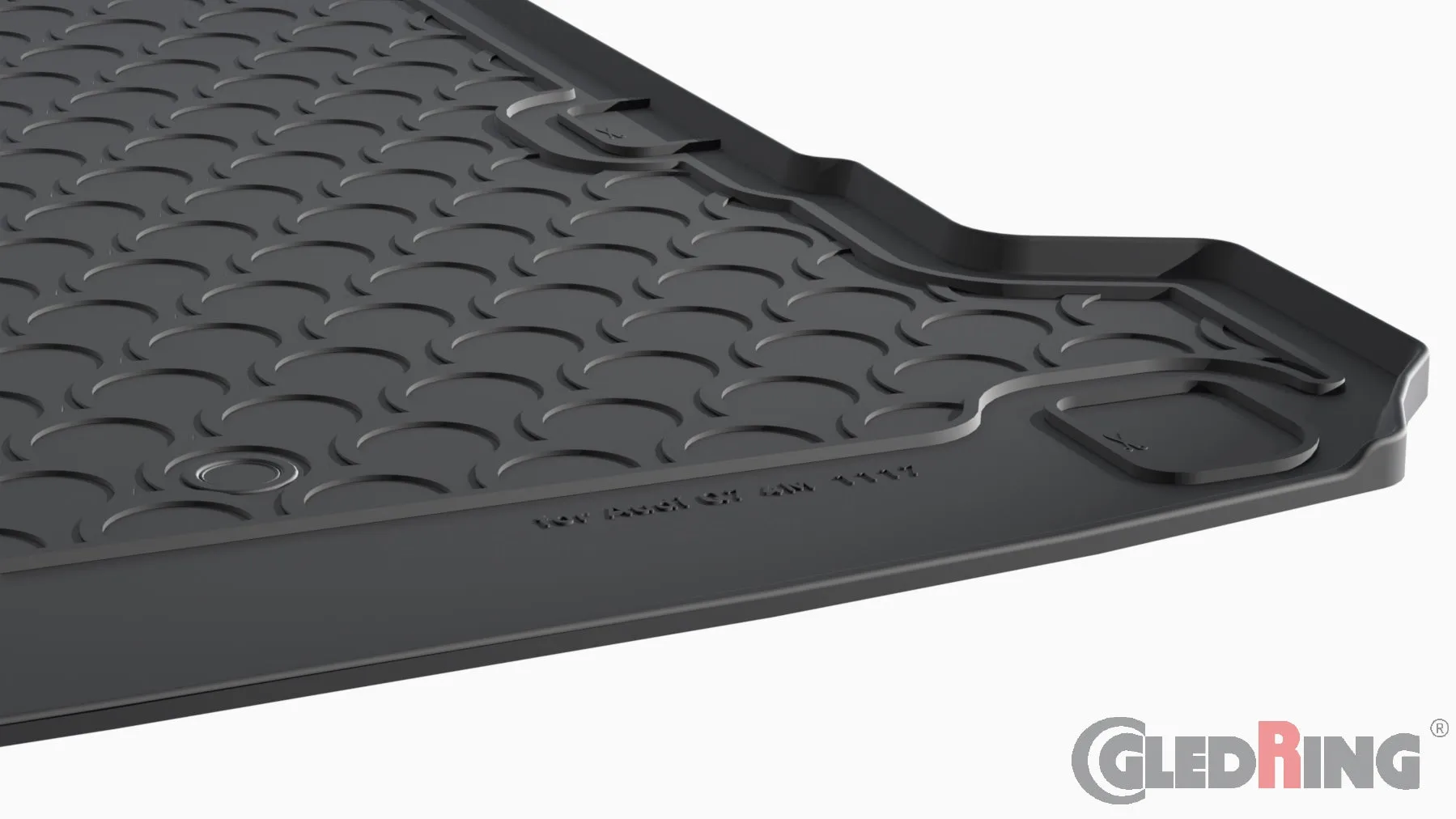 GledringUSA Custom Fit Cargo Mat For Audi Q7 "with 3rd row" (4M) 2016-2024