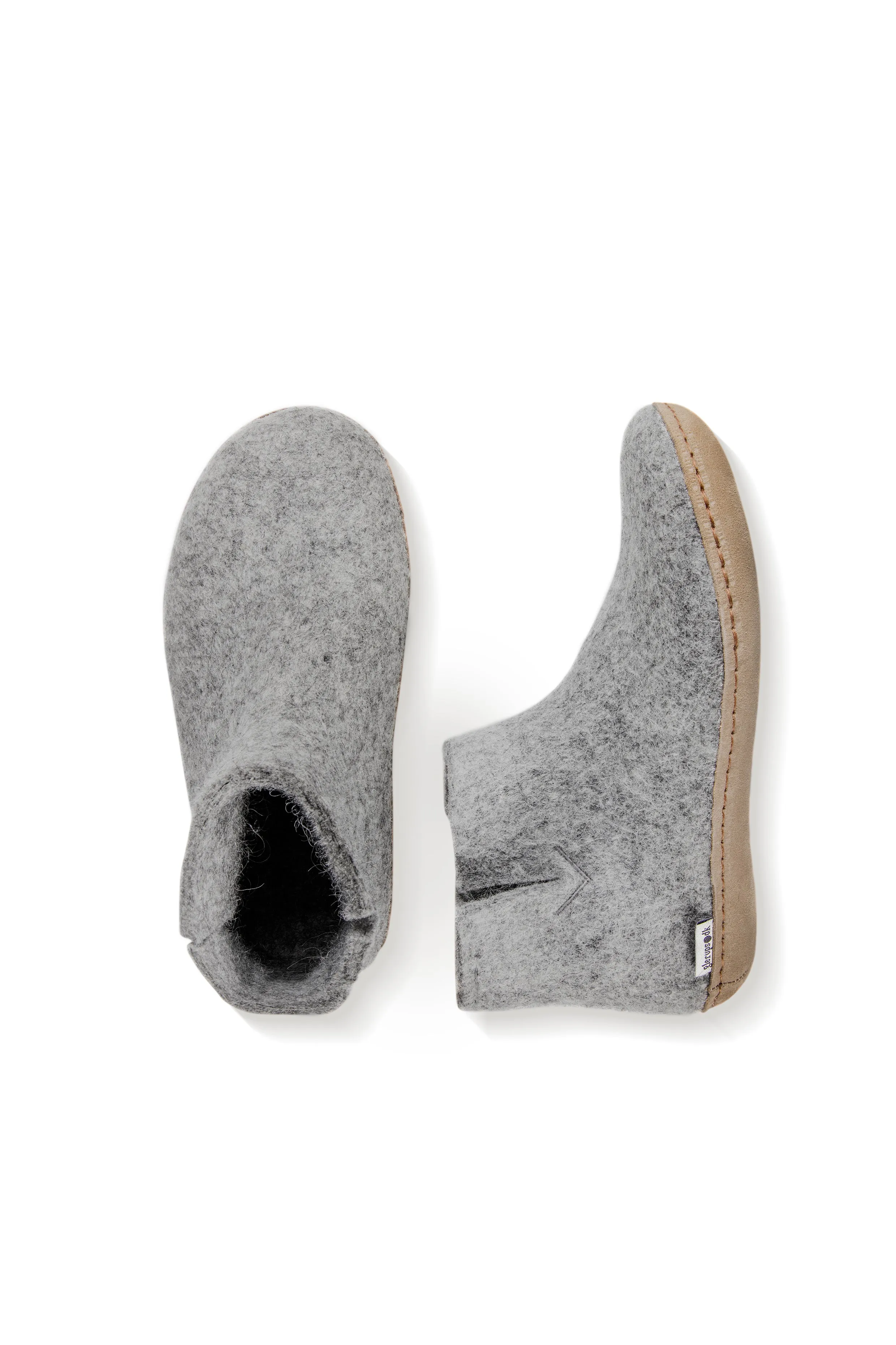 Glerups Leather Sole Boot Grey