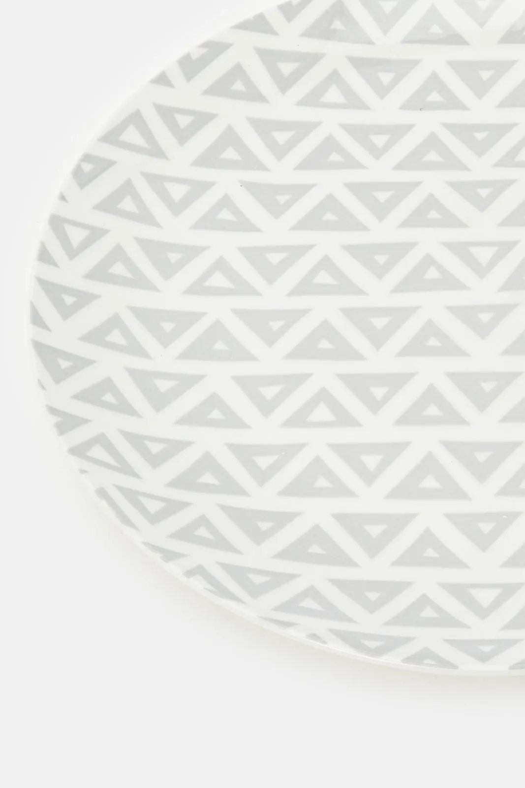 Grey Geometric Dinner Set (18 Piece)