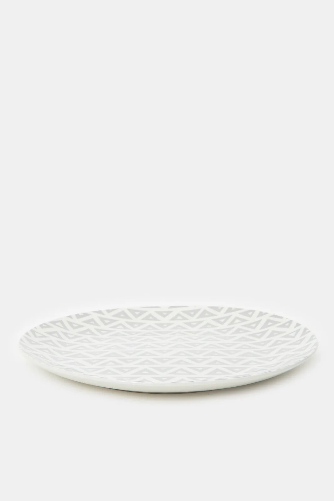 Grey Geometric Dinner Set (18 Piece)