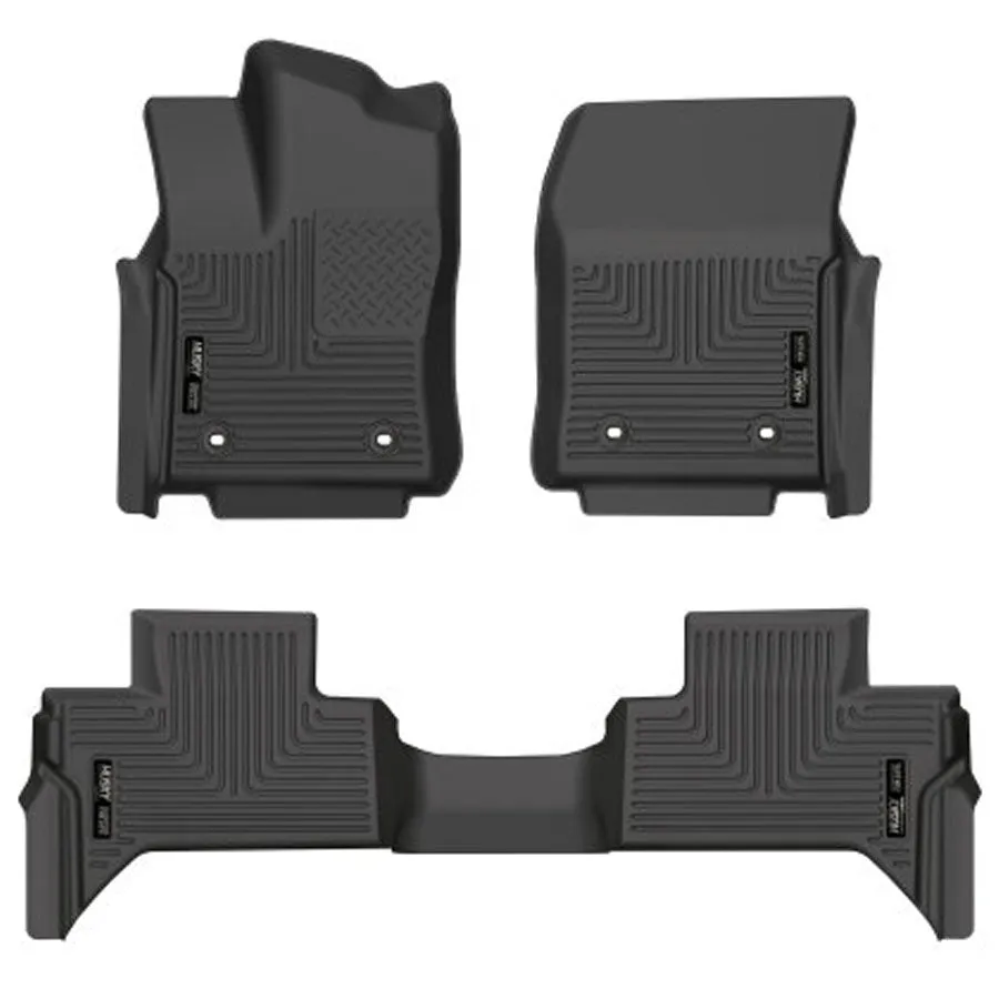 Husky Liners WeatherBeater Floor Liner - Double Cab | 2022-2025 Toyota Tundra