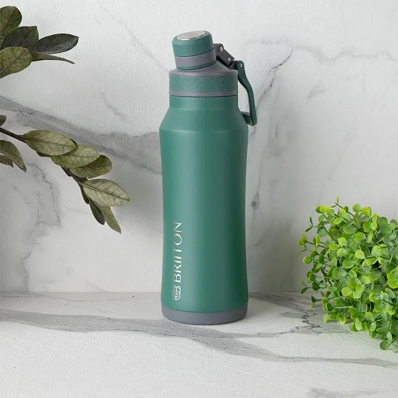 Hydrate Wonder Hot & Cold Thermos Water Bottle (Green) - 1000 ML