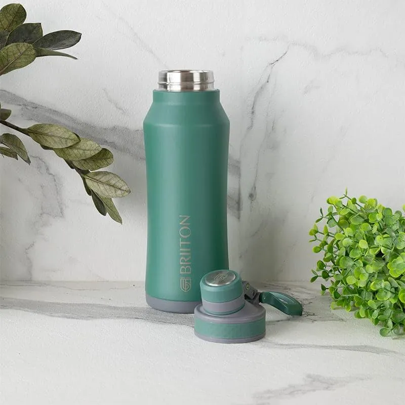 Hydrate Wonder Hot & Cold Thermos Water Bottle (Green) - 1000 ML