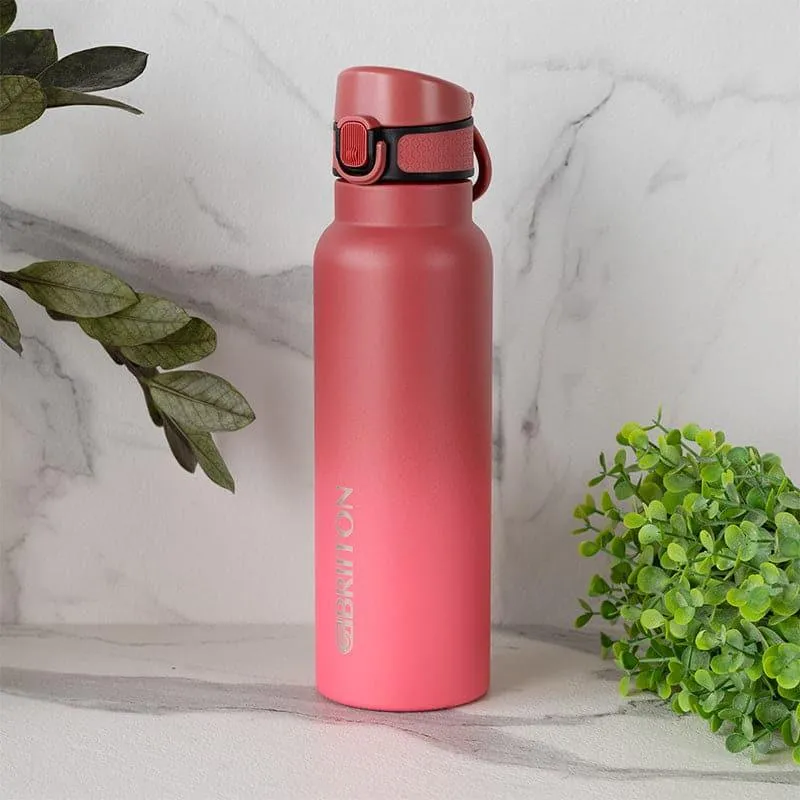 Hydro Chic Hot & Cold Thermos Water Bottle (Red & Pink) - 750 ML