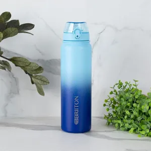 Hydrona Hot & Cold Thermos Water Bottle (Light Blue & Dark Blue) - 1000 ML