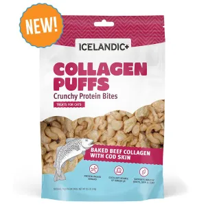 Icelandic Beef Collagen Puffs with Cod Skin Cat Treats 0.5oz